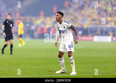 Dortmund, Allemagne. 06th septembre 2022. ZECA (10) du FC Copenhagen vu lors du match de l'UEFA Champions League entre Dortmund et le FC Copenhagen au parc signal Iduna à Dortmund. (Crédit photo : Gonzales photo/Alamy Live News Banque D'Images