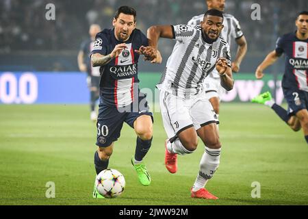 Paris, France, France. 6th septembre 2022. Lors du match H du groupe de la Ligue des champions de l'UEFA entre Paris Saint-Germain et le FC Juventus au stade du Parc des Princes sur 06 septembre 2022 à Paris, France. (Credit image: © Matthieu Mirville/ZUMA Press Wire) Credit: ZUMA Press, Inc./Alamy Live News Banque D'Images