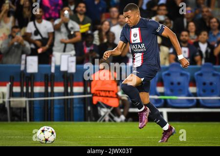 Paris, France, France. 6th septembre 2022. Kylian MBAPPE du PSG lors du match H de la Ligue des champions de l'UEFA entre Paris Saint-Germain et le FC Juventus au stade du Parc des Princes sur 06 septembre 2022 à Paris, France. (Credit image: © Matthieu Mirville/ZUMA Press Wire) Credit: ZUMA Press, Inc./Alamy Live News Banque D'Images