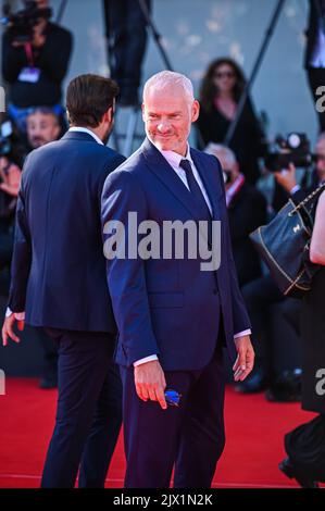 Le réalisateur britannique Martin McDonagh assiste au tapis rouge « les Banshees of Inishenin » au Festival international du film de Venise 79th sur 05 septembre 2022 i Banque D'Images