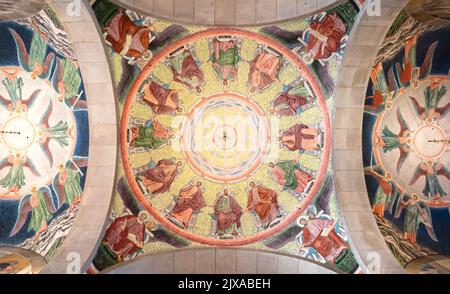 Viborg, Danemark, le 25 août 2022 ; prise de vue depuis le plafond de la cathédrale de Viborg, Danemark Banque D'Images