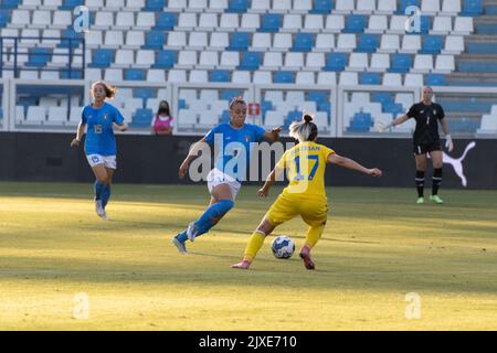 Ferrara, Italie contre la Roumanie qualification pour la coupe du monde des femmes Banque D'Images