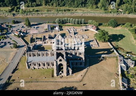 Abbaye de Tintern à Monbucshire, pays de Galles- Royaume-Uni Banque D'Images