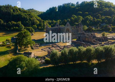 Abbaye de Tintern à Monbucshire, pays de Galles- Royaume-Uni Banque D'Images