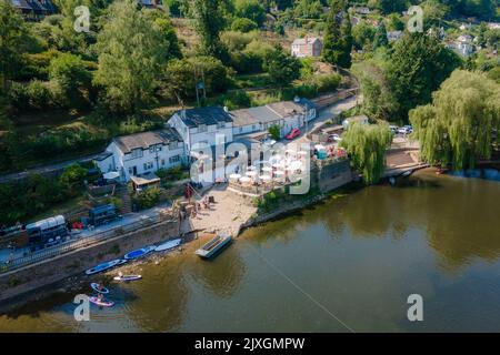 Symonds Yat, Herefordshire - Un village au bord de la rivière près de la forêt de Dean et de la rivière Wye dans le sud-ouest de l'Angleterre - Royaume-Uni Banque D'Images