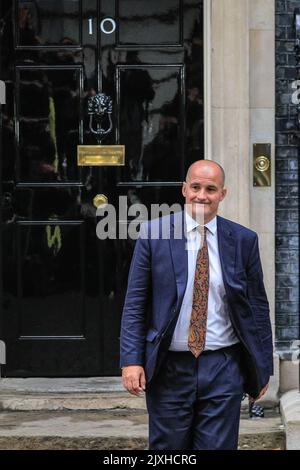 Londres, Royaume-Uni. 07th septembre 2022. Jake Berry, député, ministre sans portefeuille et président du Parti conservateur. Le cabinet de Liz Truss se réunit pour la première fois aujourd'hui, devant les QPM plus tard. Credit: Imagetraceur/Alamy Live News Banque D'Images