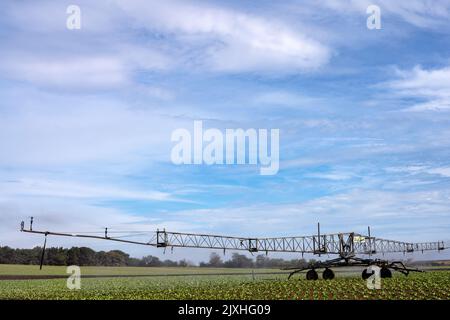 Briggs système d'irrigation automoteur Banque D'Images