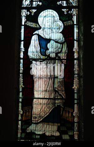 Monbucshire, Angleterre : août 2022 : Église Saint-Nicolas à Trelleck Banque D'Images