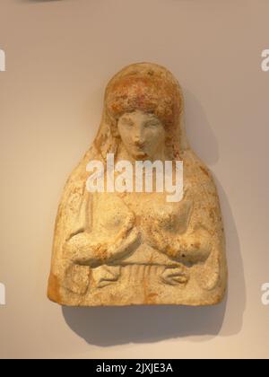 Expositions au Musée Archéologique Polygyros, Halkidiki, Macédoine, Grèce Banque D'Images