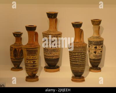 Expositions au Musée Archéologique Polygyros, Halkidiki, Macédoine, Grèce Banque D'Images