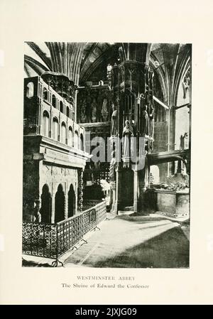 Westminster Abbey The Shrine of Edward le confesseur du livre « un guide historique de Londres » de Taylor, George Robert Stirling Date de publication 1911 Editeur Londres : J. M. Dent & Sons, ltd.; New York, E. P. Dutton & co. Banque D'Images