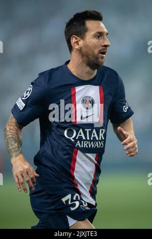 Paris, France. 06th septembre 2022. PARIS, FRANCE - SEPTEMBRE 06 : Lionel Messi de Paris Saint-Germain lors du match H de la Ligue des champions de l'UEFA entre Paris Saint-Germain et Juventus au Parc des Princes sur 6 septembre 2022 à Paris, France. (Photo de Sebastian Frej) crédit: Sebo47/Alamy Live News Banque D'Images