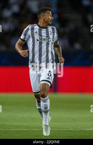 Paris, France. 06th septembre 2022. PARIS, FRANCE - SEPTEMBRE 06 : Danilo de Juventus lors du match H de la Ligue des champions de l'UEFA entre Paris Saint-Germain et Juventus au Parc des Princes sur 6 septembre 2022 à Paris, France. (Photo de Sebastian Frej) crédit: Sebo47/Alamy Live News Banque D'Images