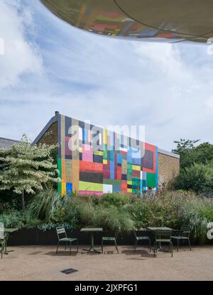 Atta Kwami Maria Legazing Prize Mural, DzidzƆ kple amenuveve (Joy and Grace), 2021-22 Serpentine North Gallery, Londres, Royaume-Uni Banque D'Images