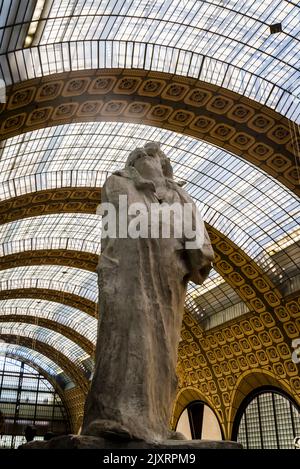 Sculpture de Balzac par Auguste Rodin, Musée d'Orsay, Paris, France Banque D'Images
