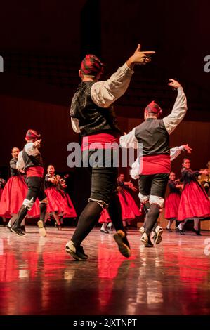 Raices de Aragon formation de danse d'Aragon, Espagne, se produit à Eifolk, XXXI Réunion internationale de la ville folklorique de Saragosse, Espagne Banque D'Images