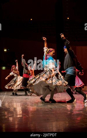 Raices de Aragon formation de danse d'Aragon, Espagne, se produit à Eifolk, XXXI Réunion internationale de la ville folklorique de Saragosse, Espagne Banque D'Images