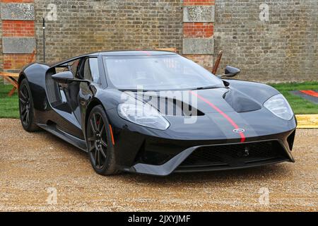 Ford GT (2016-2022). Cours of Elegance 2022, Hampton court Palace, Londres, Royaume-Uni, Europe Banque D'Images