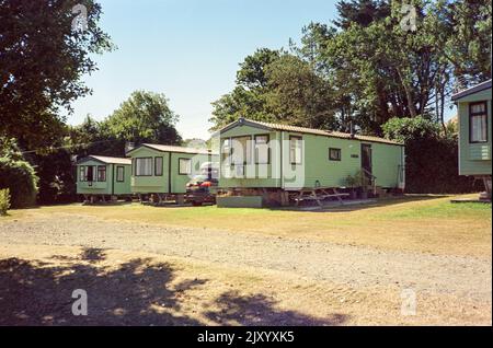 Camping Karrageen,Kingsbridge, Devon, Angleterre,Royaume-Uni. Banque D'Images