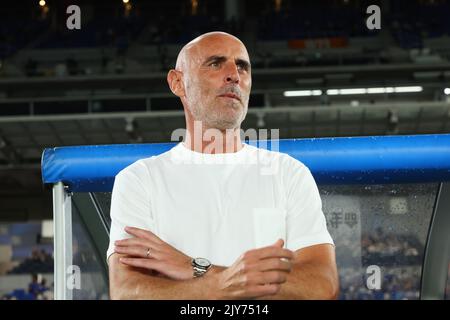 Kanagawa, Japon. 7th septembre 2022. Kevin Muscat (F. Marinos) football : 2022 J1 match de ligue entre Yokohama F. Marinos 3-0 Shonan Bellmare au Nissan Stadium à Kanagawa, Japon . Crédit: Naoki Morita/AFLO SPORT/Alay Live News Banque D'Images