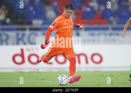 Kanagawa, Japon. 7th septembre 2022. Yohei Takaoka (F.Marinos) football : 2022 J1 match de ligue entre Yokohama F. Marinos 3-0 Shonan Bellmare au Nissan Stadium à Kanagawa, Japon . Crédit: Naoki Morita/AFLO SPORT/Alay Live News Banque D'Images