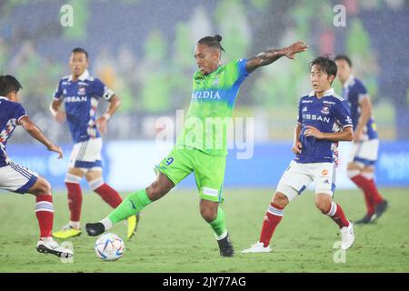 Kanagawa, Japon. 7th septembre 2022. Wellington (Bellmare) football/Soccer : 2022 J1 rencontre de la ligue entre Yokohama F. Marinos 3-0 Shonan Bellmare au Nissan Stadium à Kanagawa, Japon . Crédit: Naoki Morita/AFLO SPORT/Alay Live News Banque D'Images