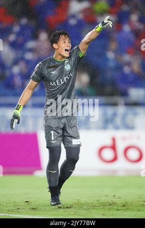 Kanagawa, Japon. 7th septembre 2022. Kosei Tani (Bellmare) football : 2022 J1 rencontre de la ligue entre Yokohama F. Marinos 3-0 Shonan Bellmare au Nissan Stadium à Kanagawa, Japon . Crédit: Naoki Morita/AFLO SPORT/Alay Live News Banque D'Images