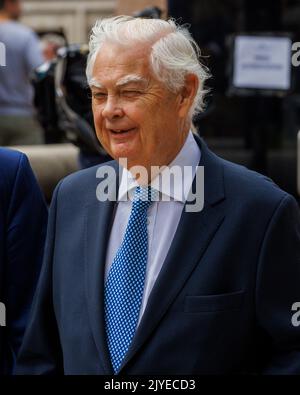 Norman Stewart Hughson Lamont, baron Lamont de Lerwick, a été chancelier de l'Échiquier à partir de 1990-1993 dans les gouvernorats conservateurs. Banque D'Images