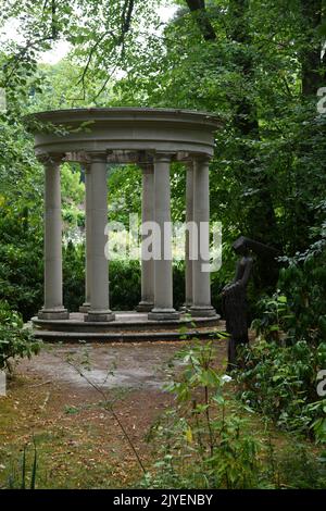 Pavillon de jardin romain Banque D'Images