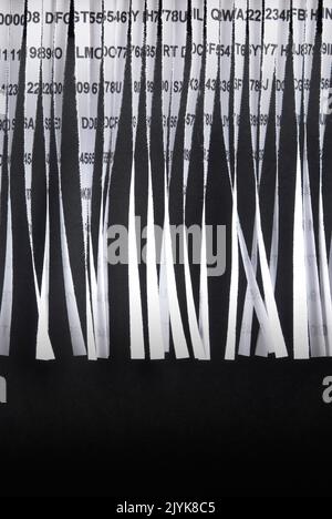 Libre de papier déchiqueté Banque D'Images