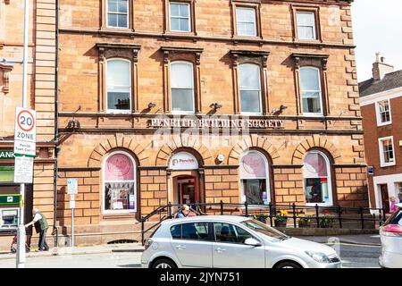 PENRITH Building Society, Penrith Town, Cumbria, Royaume-Uni, Angleterre, PENRITH Cumbria, Penrith UK, Penrith ville Cumbria, Penrith centre ville, centre ville Banque D'Images