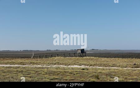 Cabanes de pêcheurs sur la côte en Bretagne Bretagne Banque D'Images