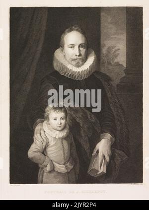 Le portrait de J. Richardot est un exemple significatif de portrait du XVIe siècle, mettant en valeur le sujet avec une attention particulière aux détails et au réalisme. Richardot, figure éminente de l'époque, est représenté dans sa tenue officielle, reflétant son statut social et son importance dans l'Europe du XVIe siècle. Banque D'Images