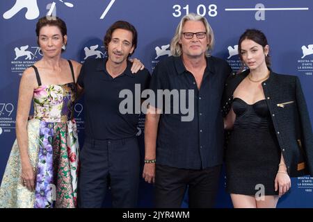 Julianne Nicholson, Adrien Brody, Andrew Dominik et Ana de Armas assistent à la séance photo Blonde lors du Festival International du film de Venise (Mostra) 79th à Venise, Italie sur 08 septembre 2022. Photo d'Aurore Marechal/ABACAPRESS.COM Banque D'Images