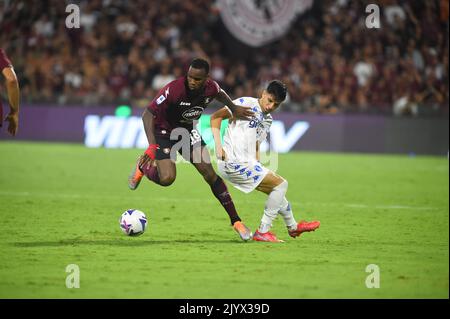 Salerno, Italie. 05th septembre 2022. Pendant la série Un match entre les Etats-Unis Salernitana 1919 et FC Empoli au Stadio Arechi crédit: Agence de photo indépendante/Alamy Live News Banque D'Images
