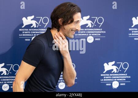 Adrien Brody participe au photocall de 'Blonde' au Festival international du film de Venise 79th sur 08 septembre 2022 à Venise, en Italie. ©photo: Cinzia Camela. Banque D'Images