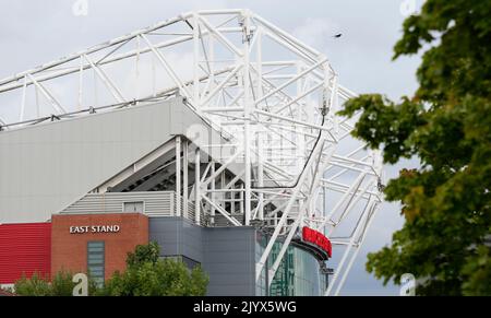 Manchester, Angleterre, 8th septembre 2022. Vue générale du stand de l'est avant le match de l'UEFA Europa League à Old Trafford, Manchester. Le crédit photo devrait se lire: Andrew Yates / Sportimage Banque D'Images