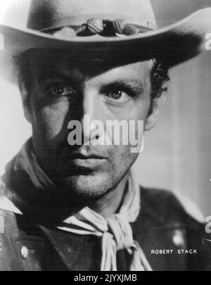 Le Paladium Theatre rouvre vendredi prochain en tant que maison de cinéma avec United Artists 'War Paint'. Robert Stack est la star du film. 1 octobre 1955. Banque D'Images