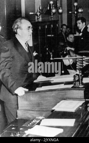 La deuxième vie de Tom Mooney - Tom Mooney, le chef travailliste des États-Unis, a vu plaider son cas de dias du Président de l'Assemblée à Sacremento. 07 août 1939. Banque D'Images