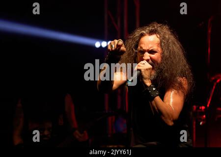 DEATH ANGEL le Rat's, Puget, FRANCE, 21/07/2017 Florent 'MrCrash' B. Banque D'Images