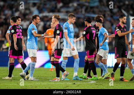 Rome, Italie. 8 septembre 2022, Rome - Marcus Holmgren Pedersen de Feyenoord pendant le match entre Lazio Roma et Feyenoord au Stadio Olimpico le 8 septembre 2022 à Rome, Italie. (Box to Box Pictures/Yannick Verhoeven) Banque D'Images