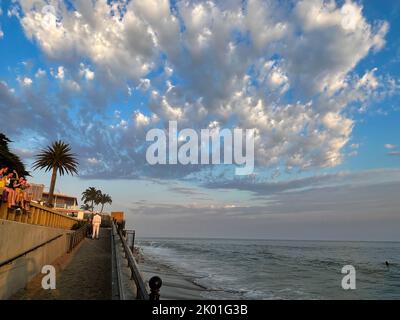 Montecito, Californie, États-Unis. 8th septembre 2022. Big Blue Sky à Butterfly Beach, Montecito, CA (Credit image: © Amy Katz/ZUMA Press Wire) Credit: ZUMA Press, Inc./Alamy Live News Banque D'Images