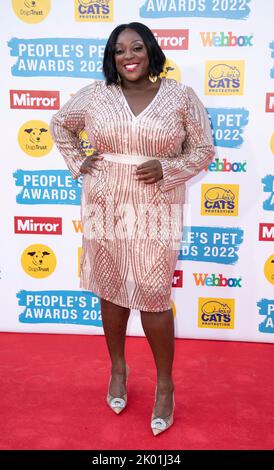 Londres, Royaume-Uni. 08th septembre 2022. Judi Love participe aux "Mirror People's PET Awards" au Grovenor House Hotel, Londres, Royaume-Uni, le 8th septembre 2022. Crédit : Gary Mitchell, GMP Media/Alay Live News Banque D'Images