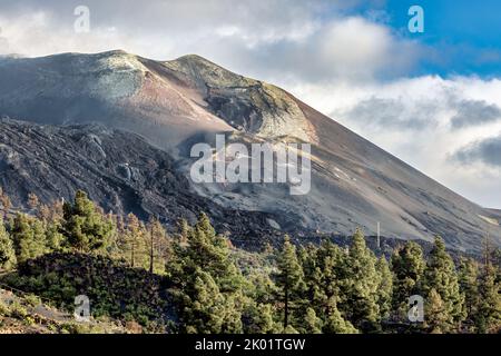 Volcan Cumbre Vieja la Palma Island, quelques mois après l'éruption de 2021 Banque D'Images