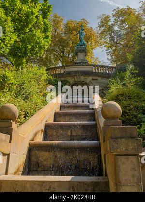 La fontaine de Galatea à Stuttgart. Bade-Wurtemberg, Allemagne, Europe Banque D'Images