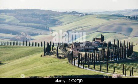 Agritourisme en Toscane Banque D'Images