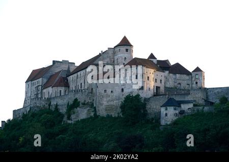 Allemagne, Bavière, haute-Bavière, Altötting Comté, Burghausen, château, château principal Banque D'Images