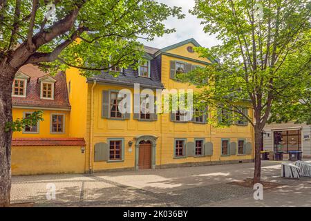 Schiller House sur Schiller Street, Weimar, Thuringe, Allemagne Banque D'Images