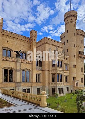 Palais de Babelsberg dans le parc de Babelsberg, Potsdam, Brandebourg, Allemagne Banque D'Images