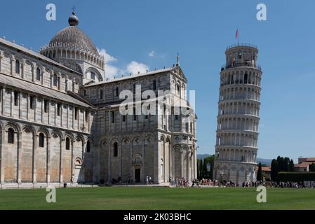 Cathédrale Santa Maria Assunta, Tour de Pise, Toscane, Italie Banque D'Images